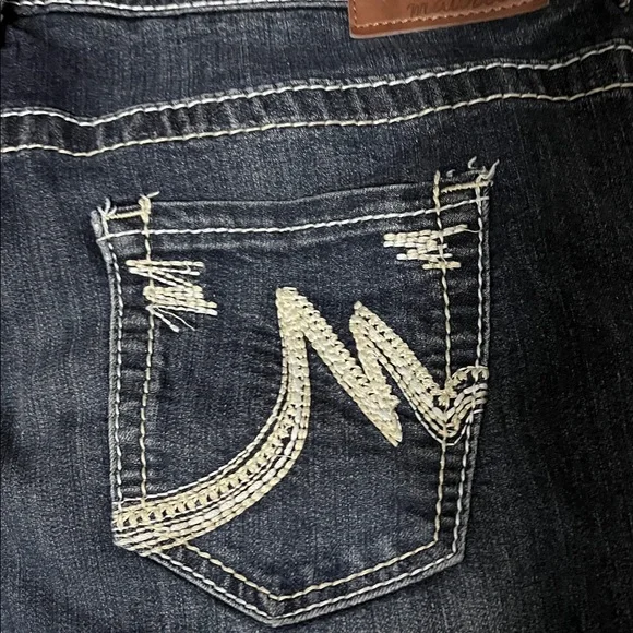 Maurices Dark Blue Boot Cut Jeans - Picture 9 of 10